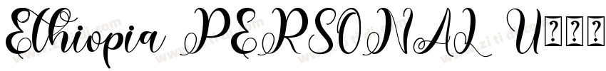 Ethiopia PERSONAL U字体转换